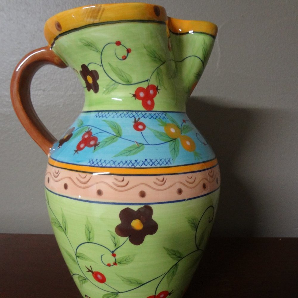 Sedona Boho Floral Vase/Pitcher
